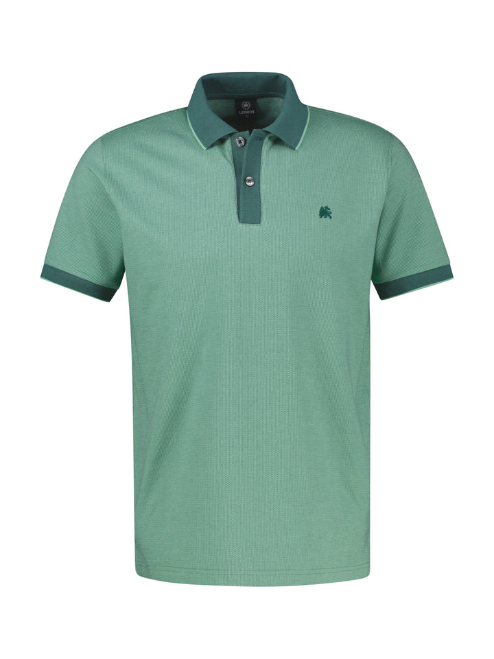 Lerros Cotton Polo Soft Teal