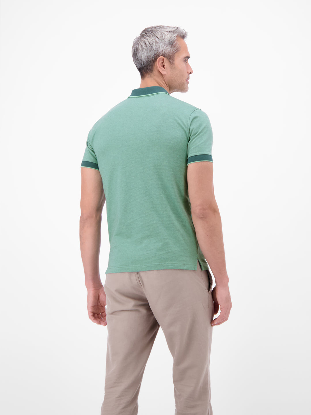 Lerros Cotton Polo Soft Teal