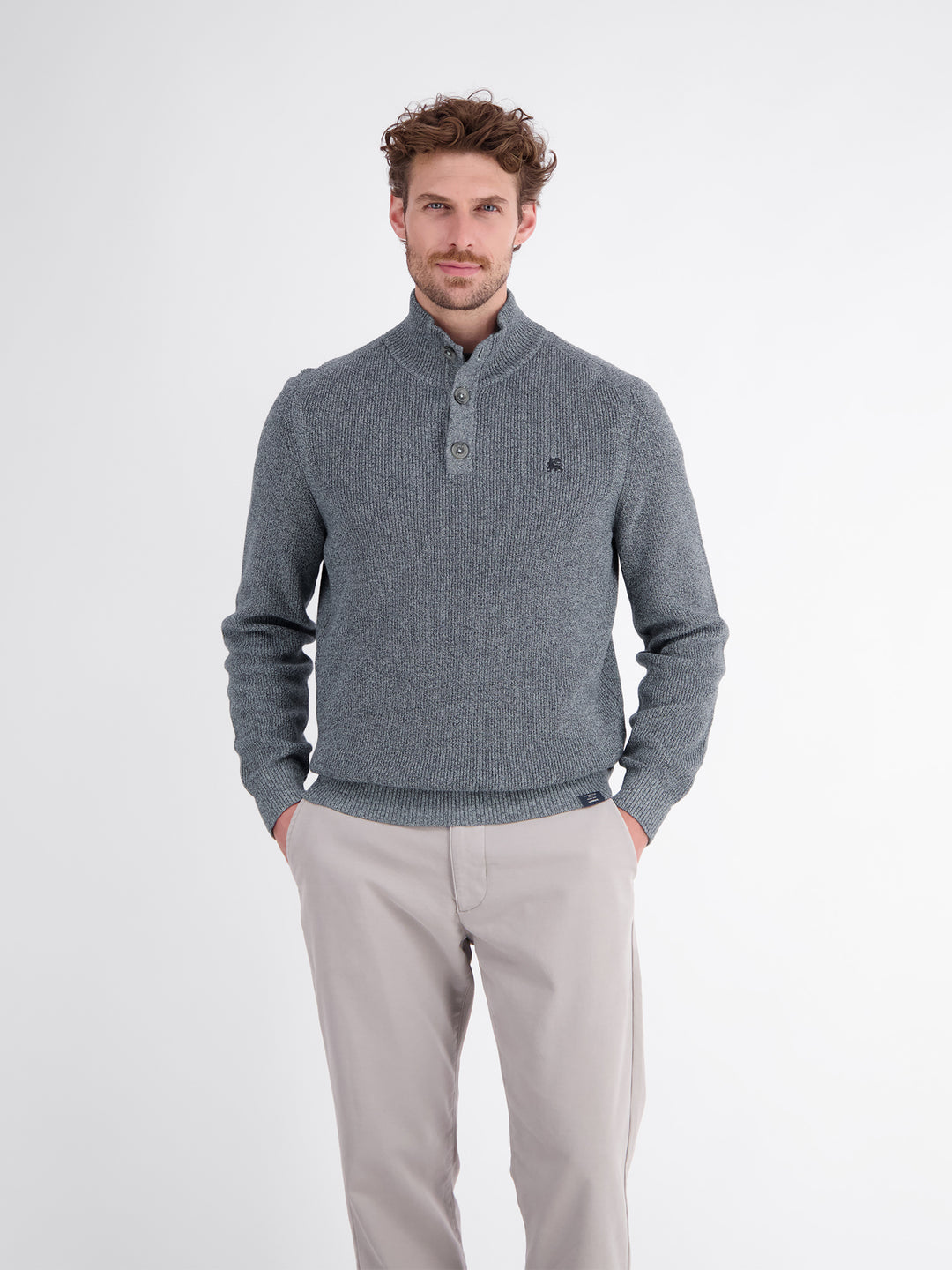 Lerros Herren Pullover Knit Misty Blue