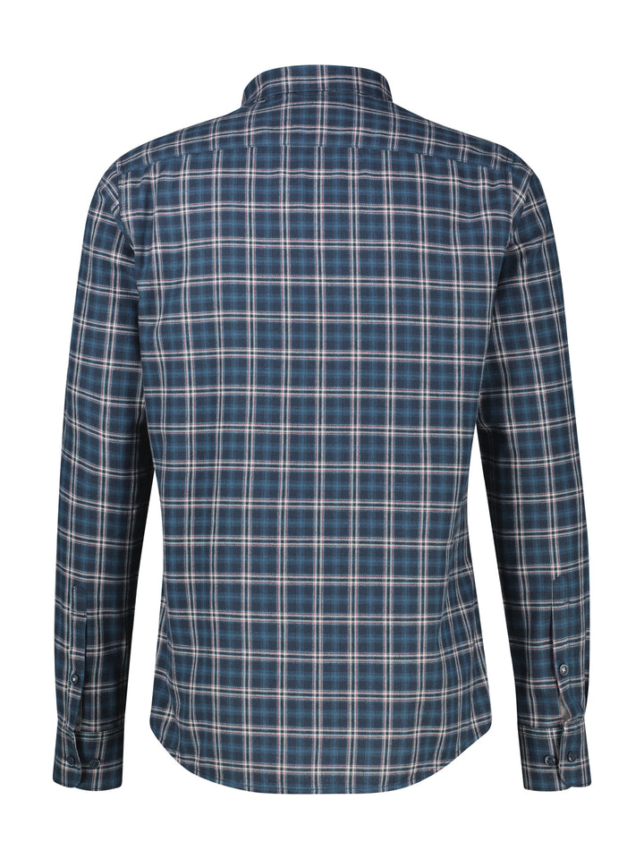 Lerros Casual Check Shirt Blue