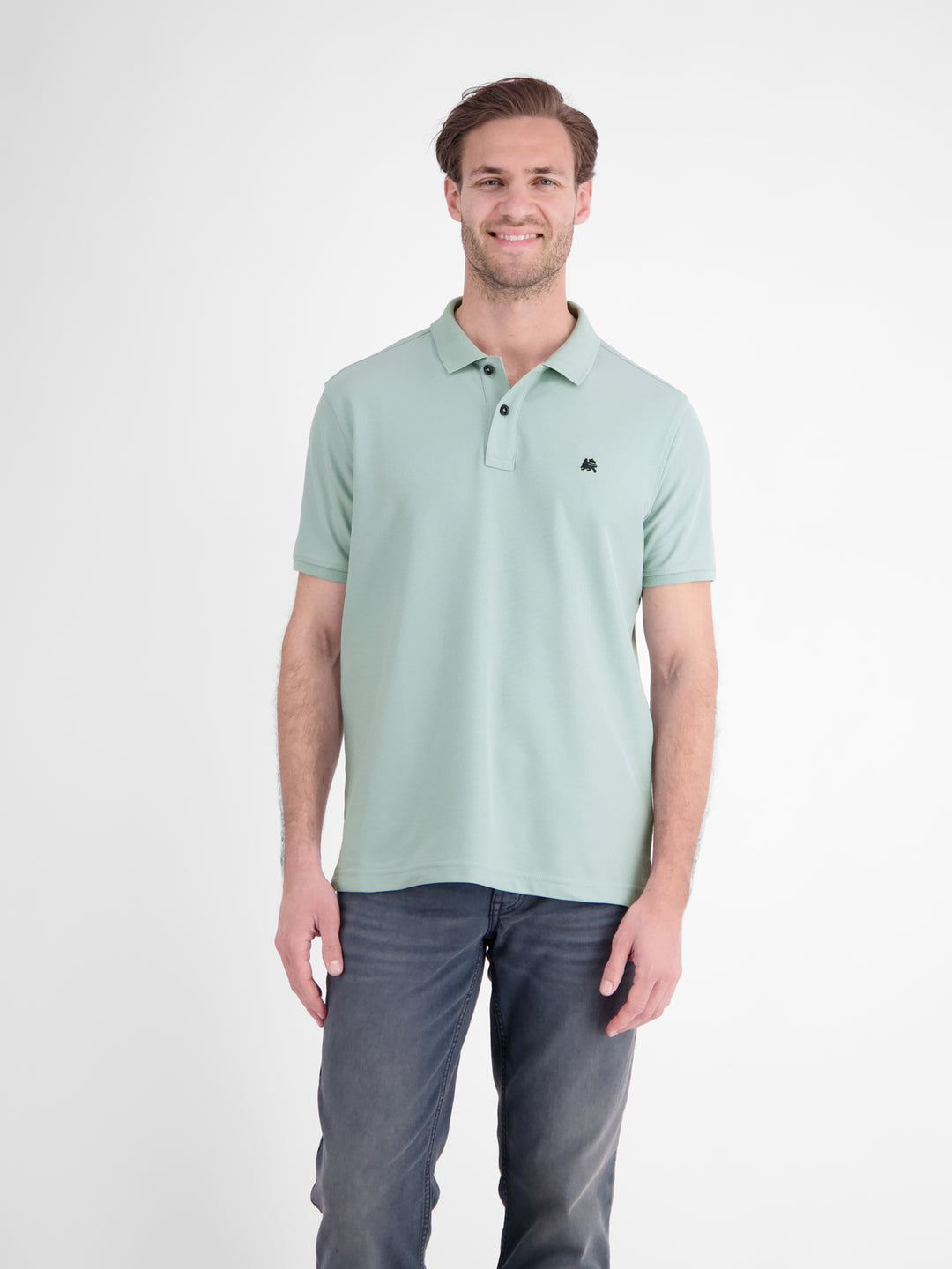 Lerros Cotton Polo Misty Blue