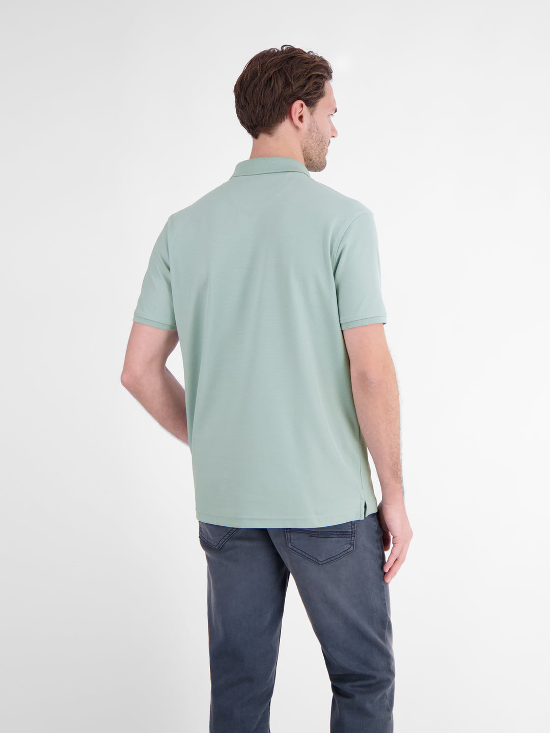 Lerros Cotton Polo Misty Blue
