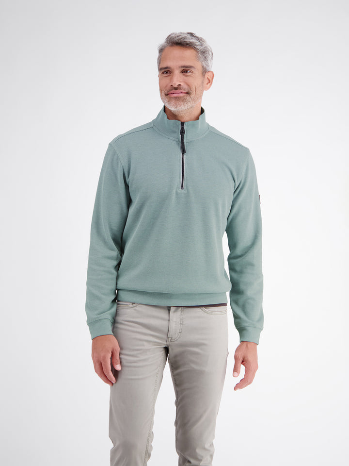 Lerros 1/2 Zip Sweatshirt Misty Blue