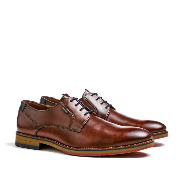 Lloyd Vickers Leather Shoe Brandy/Navy