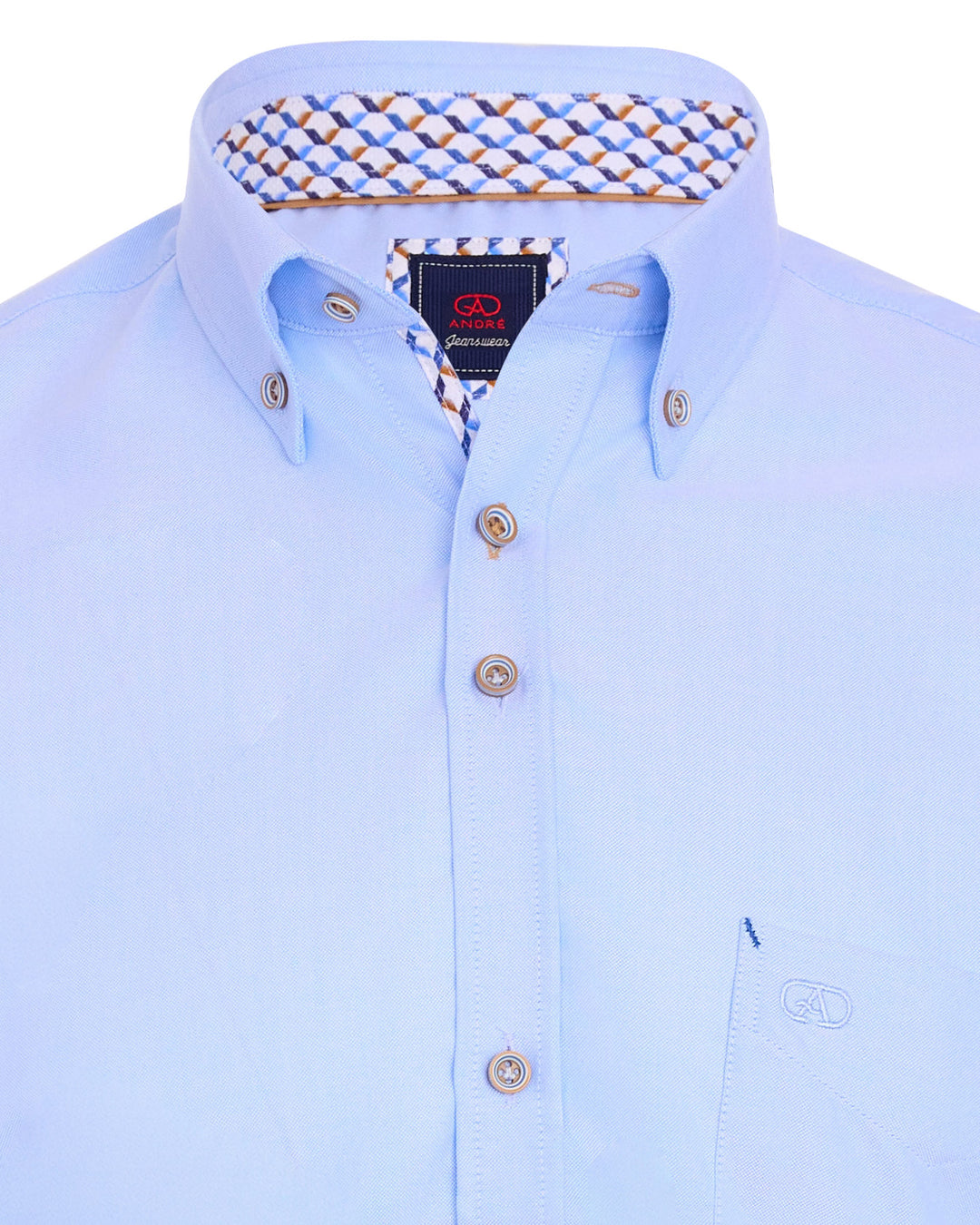 Andre Shannon Long Sleeve Shirt Blue