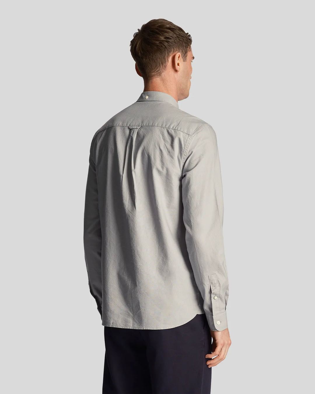 Lyle & Scott Light Weight Oxford Shirt Slate Blue