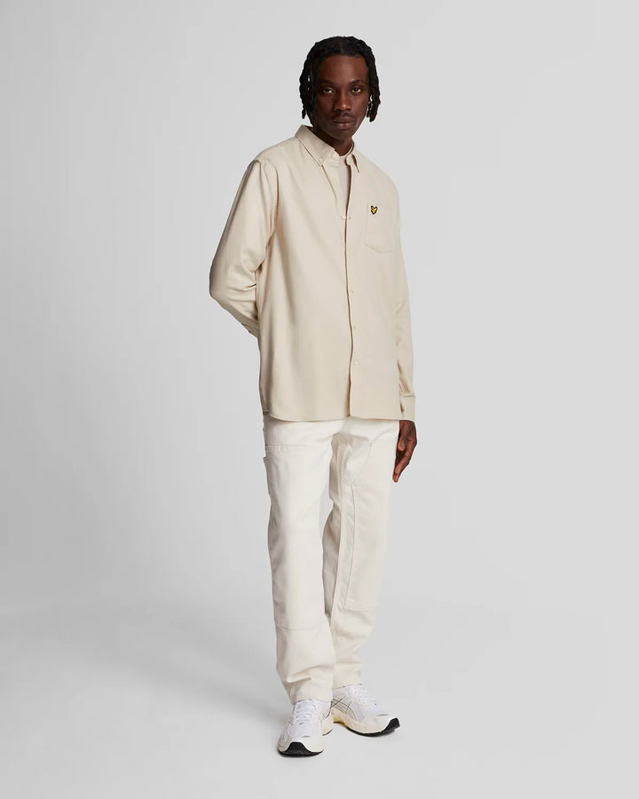 Lyle & Scott Plain Flannel Shirt Cove