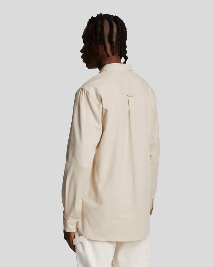 Lyle & Scott Plain Flannel Shirt Cove