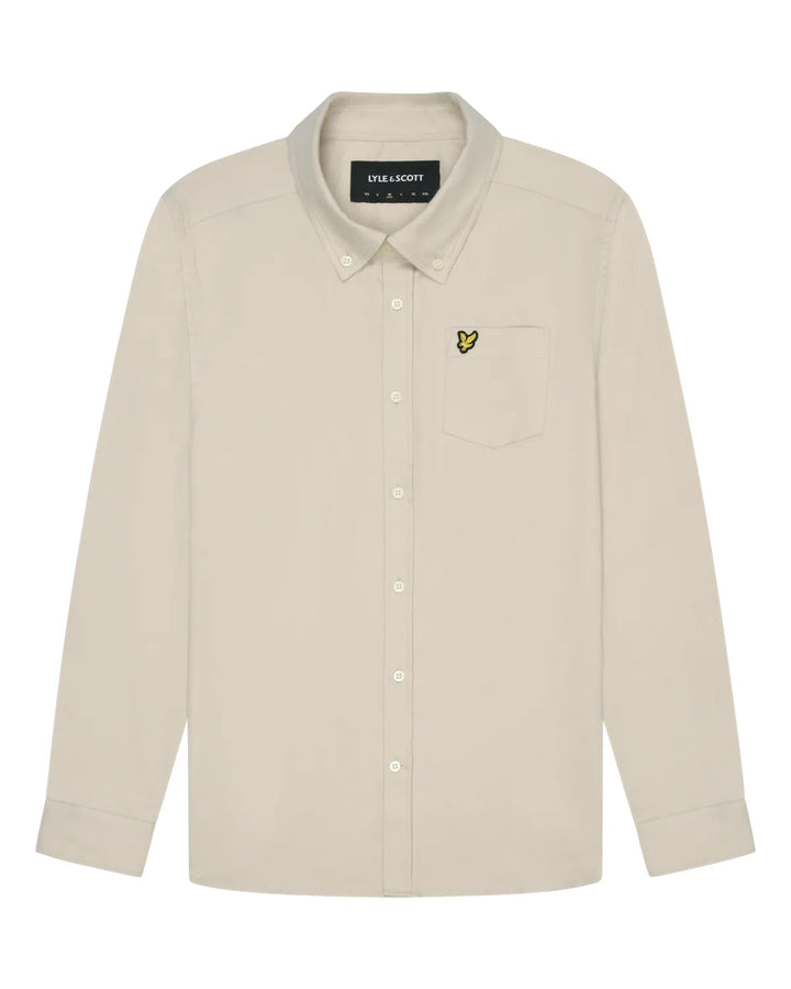 Lyle & Scott Plain Flannel Shirt Cove