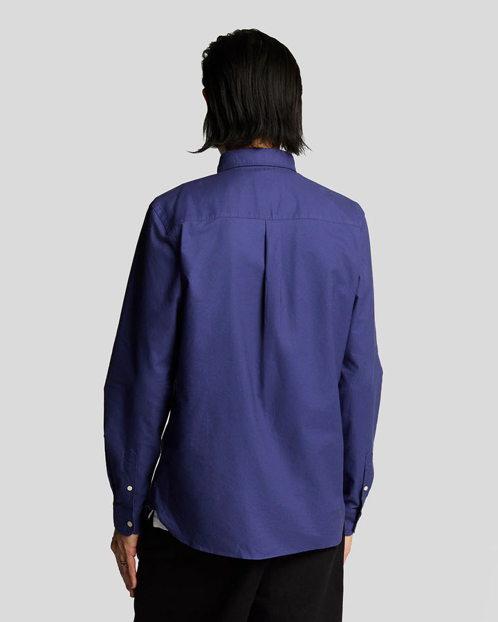 Lyle & Scott Plain Oxford Shirt Deep Indigo