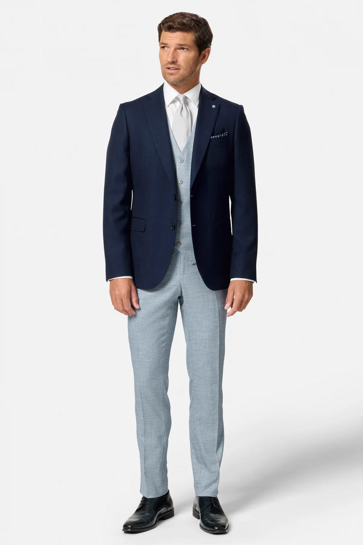 Benetti Lucas Blue Waistcoat