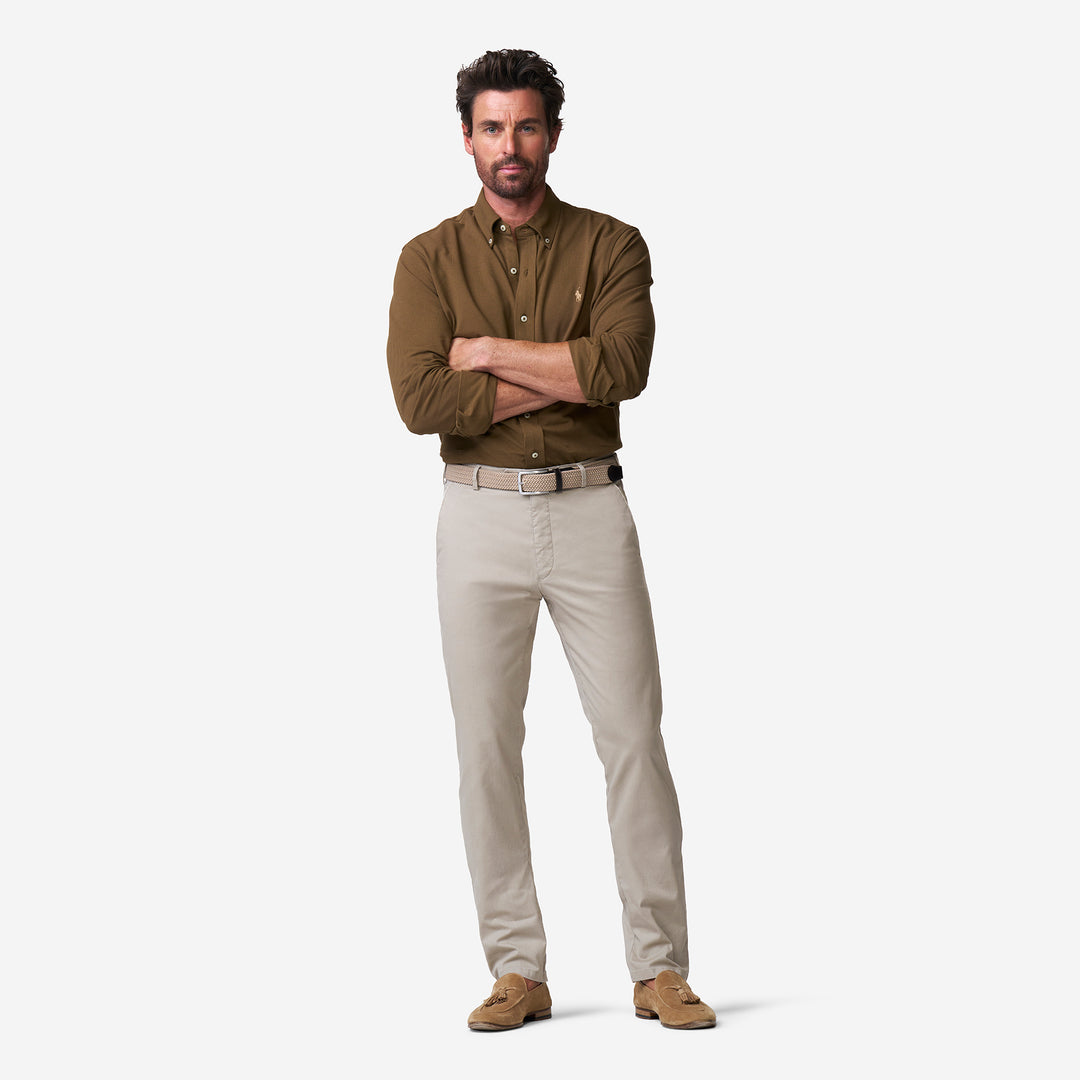 Meyer Oslo Premium Stretch Chino Beige