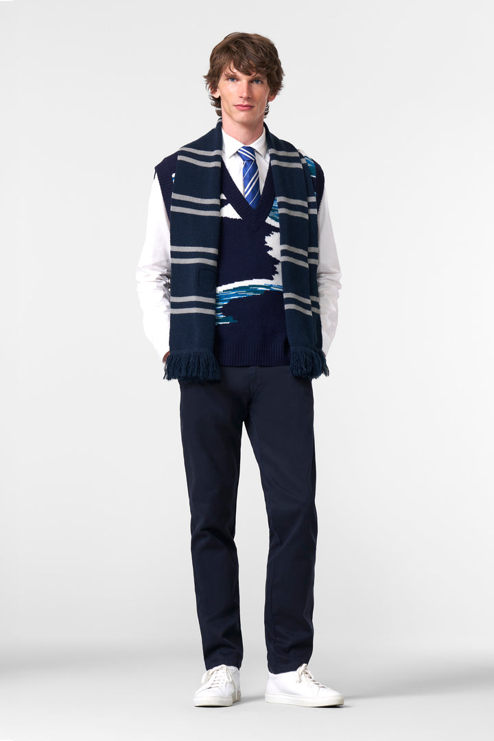 Meyer New York Chino Marine Blue