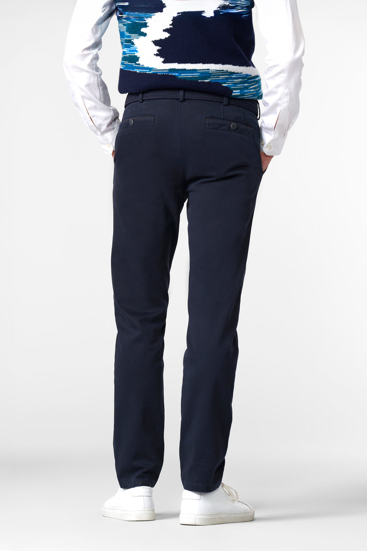 Meyer New York Chino Marine Blue