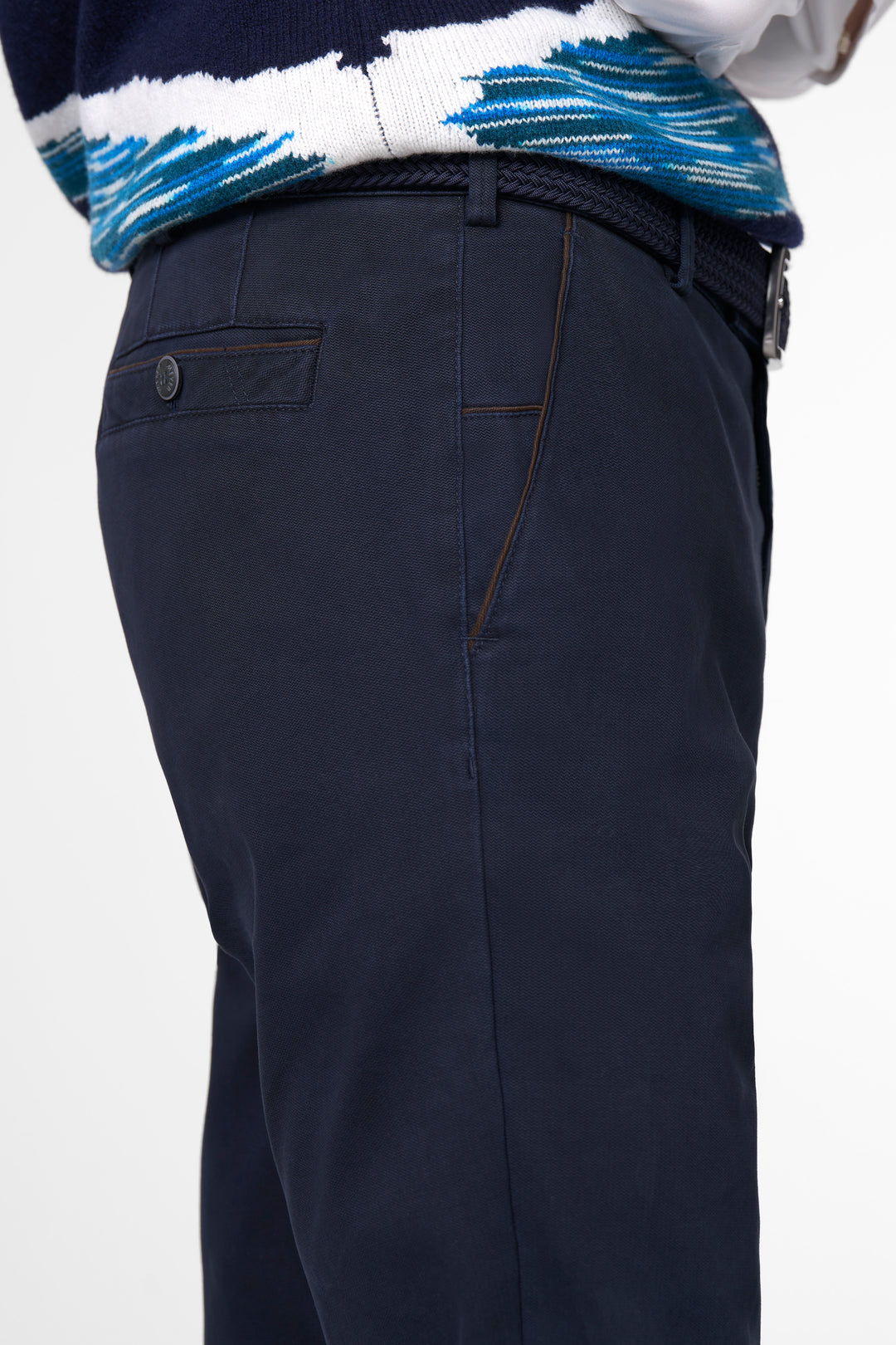 Meyer New York Chino Marine Blue