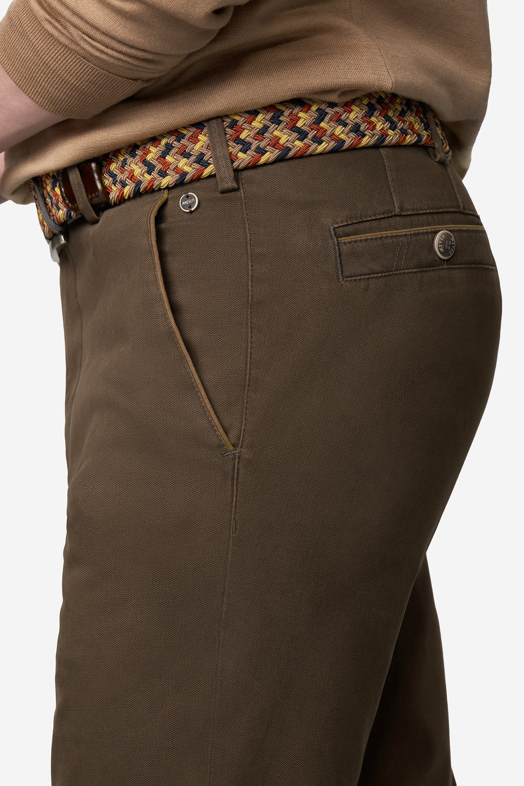 Meyer New York Chino Dark Brown