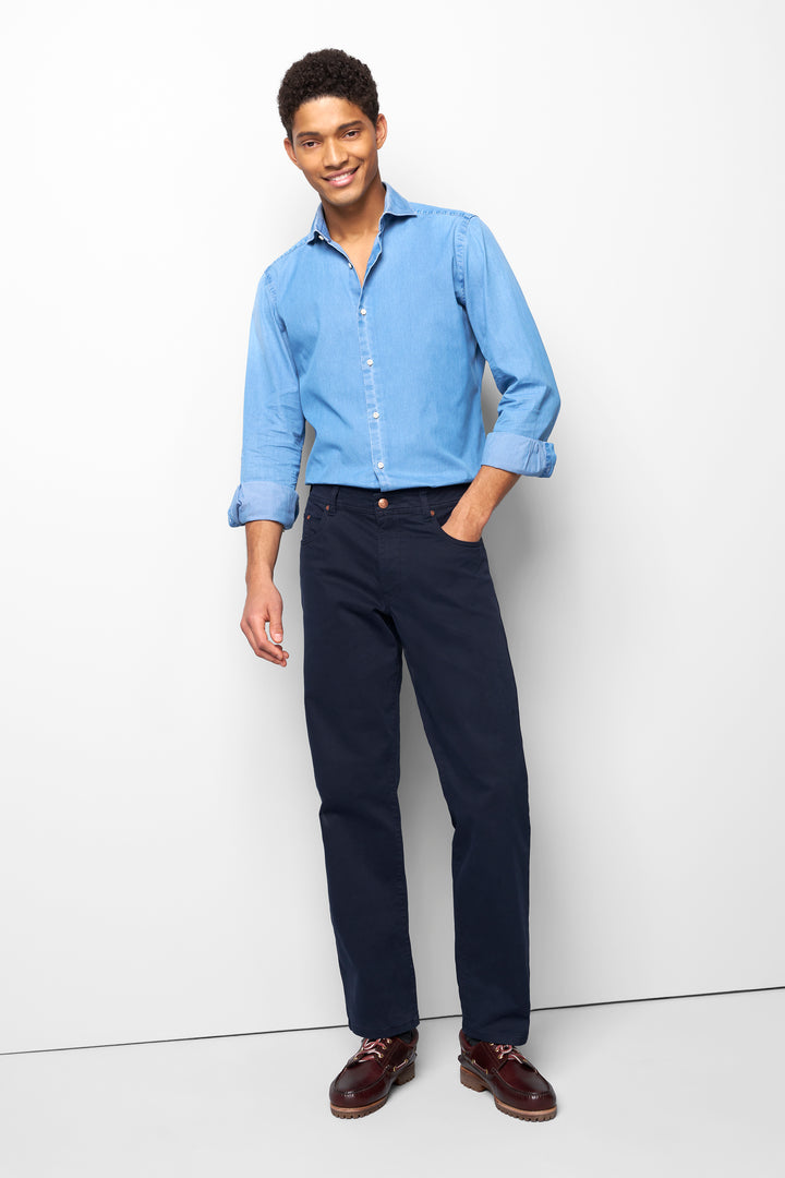Meyer M5 Six Pocket Chino Navy