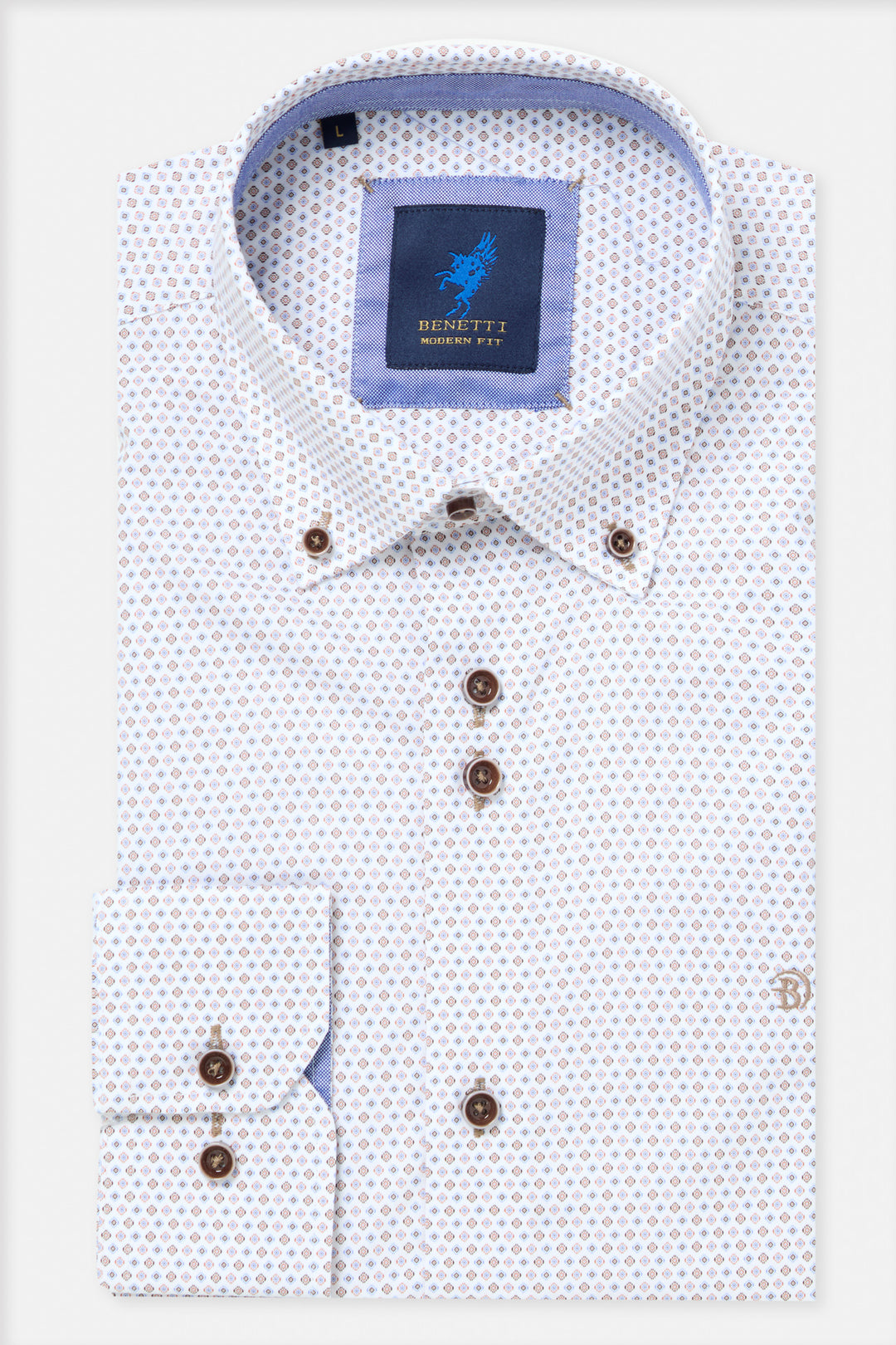Benetti Alex Casual Shirt Rust