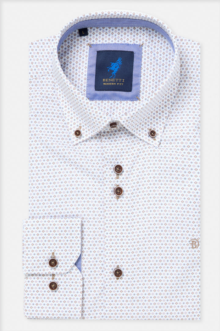 Benetti Alex Casual Shirt Rust
