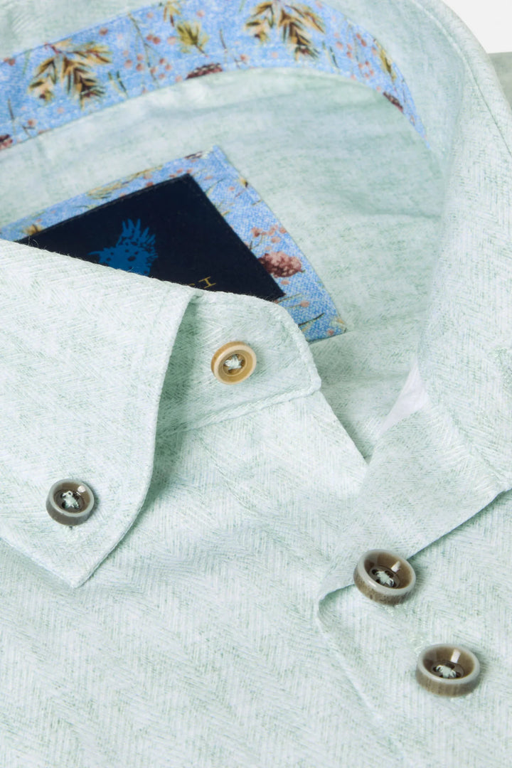 Benetti Brax Short Sleeve Casual Shirt Mint