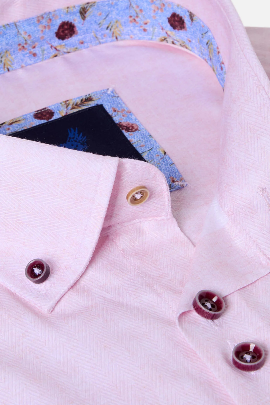 Benetti Brax Short Sleeve Casual Shirt Pink