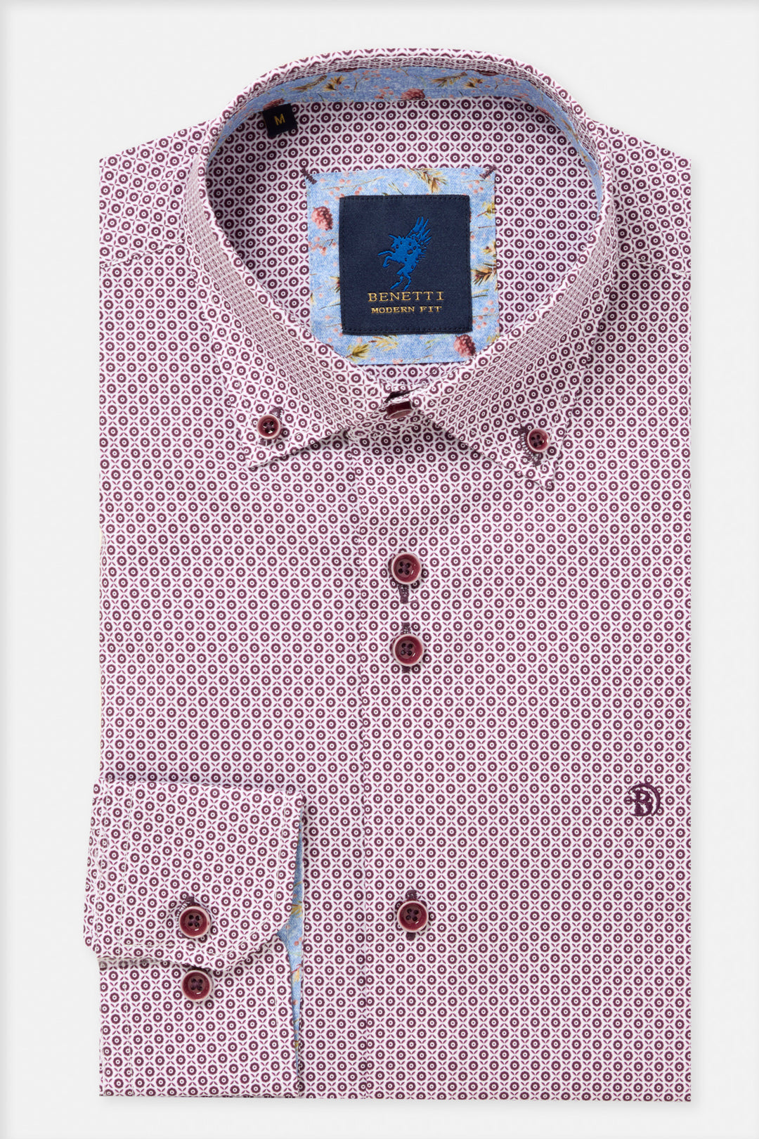 Benetti Carlos Casual Shirt Plum