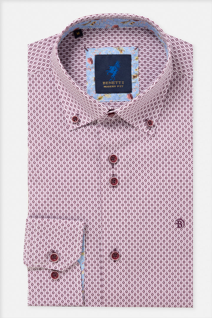 Benetti Carlos Casual Shirt Plum