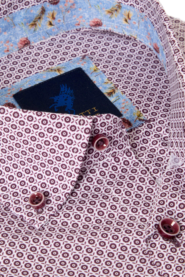 Benetti Carlos Casual Shirt Plum