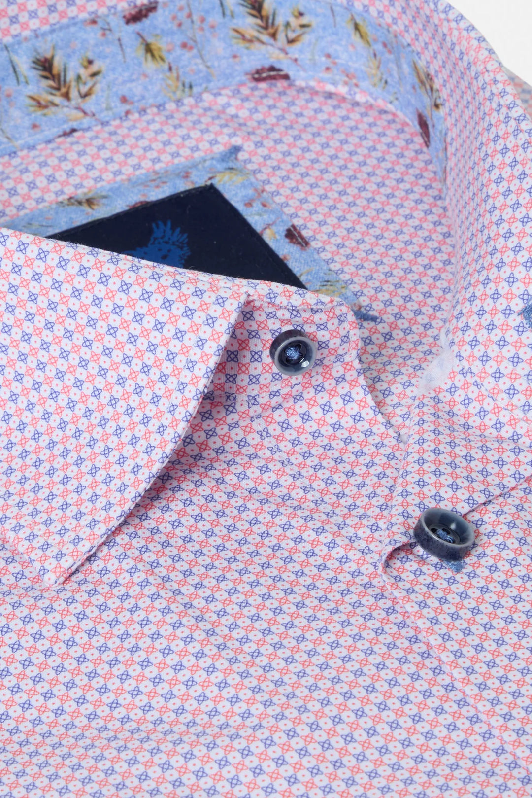 Benetti Chris Long Sleeve Casual Shirt Pink