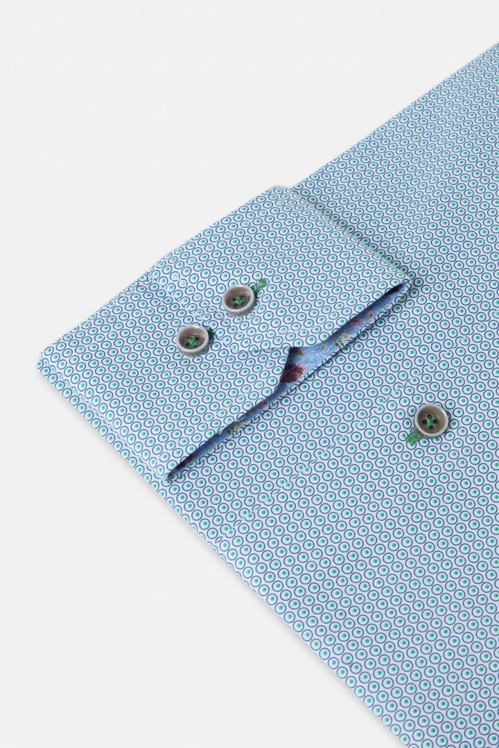 Benetti Cole Long Sleeve Casual Shirt Green