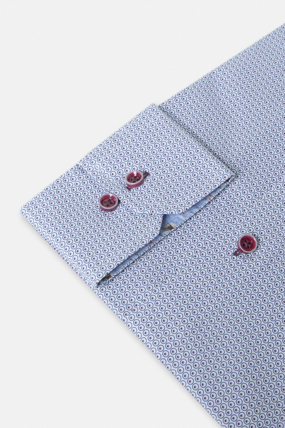 Benetti Cole Long Sleeve Casual Shirt Plum