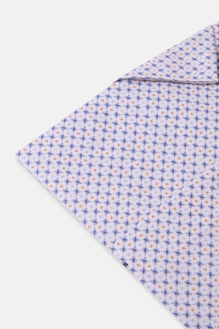 Benetti Milo Short Sleeve Casual Shirt Pink