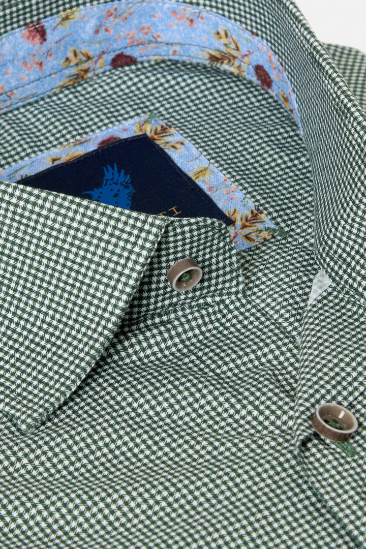 Benetti Rega Casual Shirt Forest
