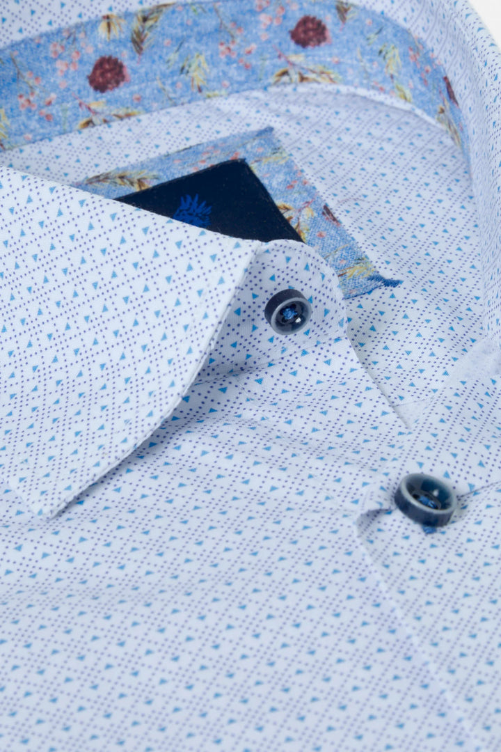 Benetti Roger Long Sleeve Casual Shirt Sky