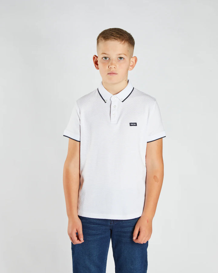 Diesel Boys Milo Polo White