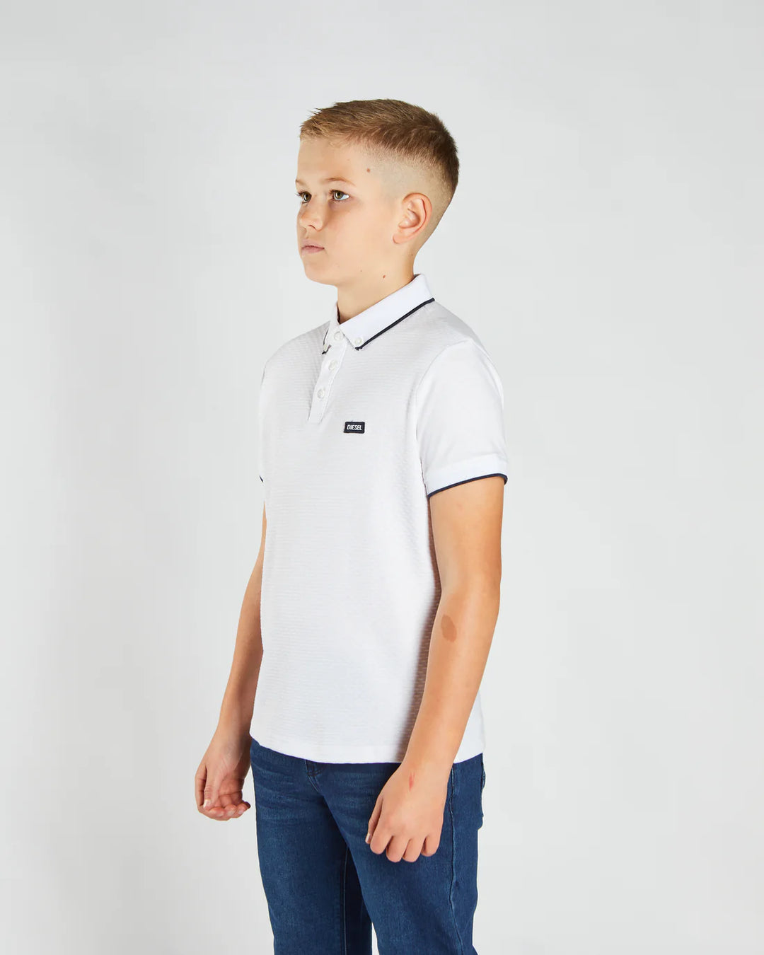 Diesel Boys Milo Polo White