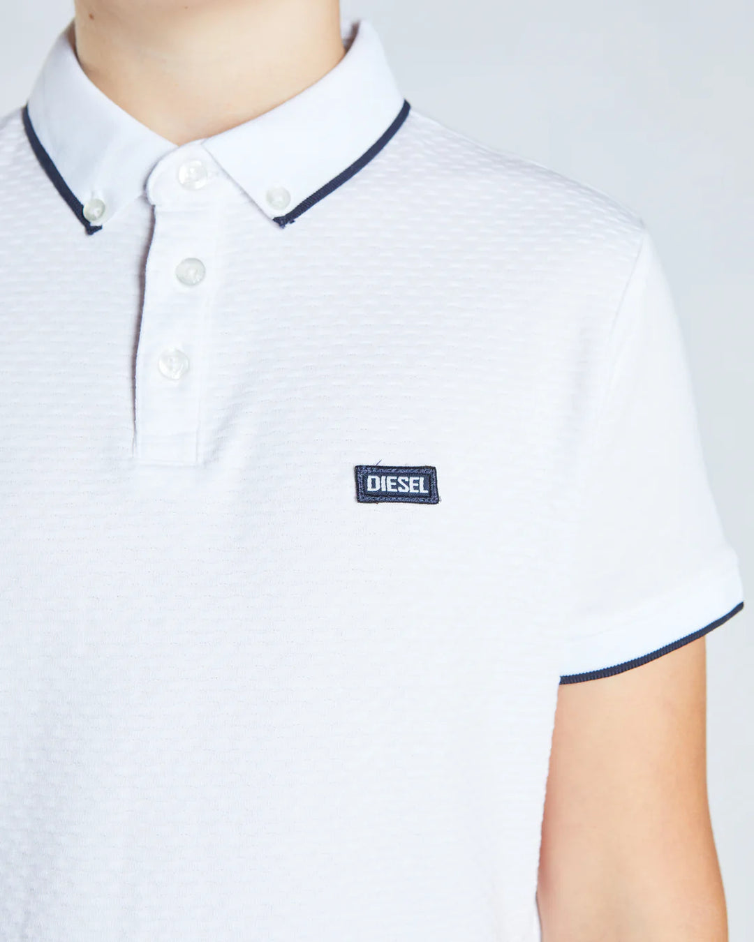 Diesel Boys Milo Polo White