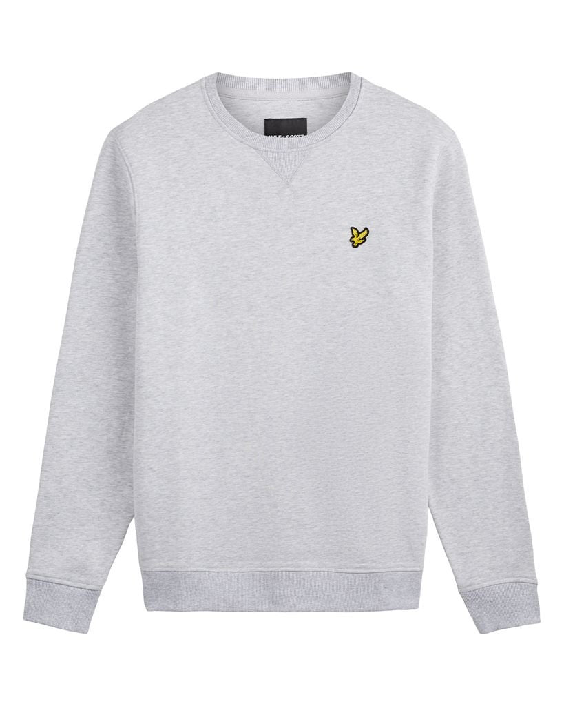 Lyle & Scott Crew Neck Sweatshirt Light Grey Marl
