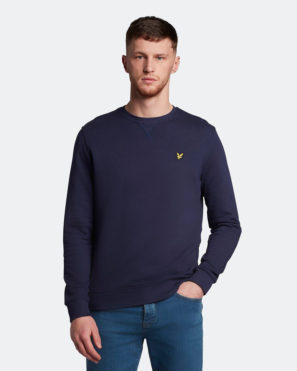 Lyle & Scott Men's Crew Neck Sweatshirt - Navy