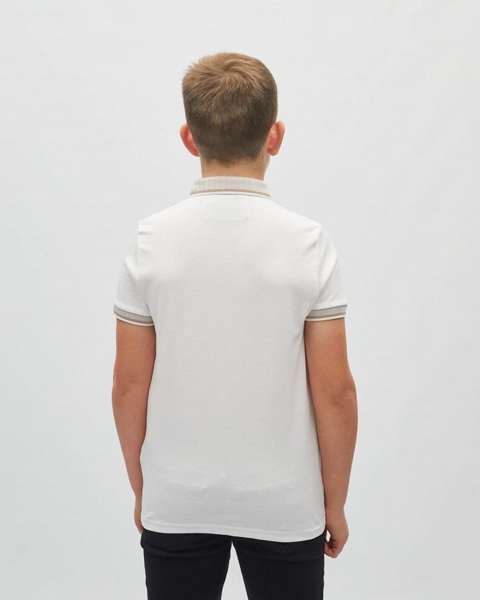 Diesel Boys Nixon Polo White