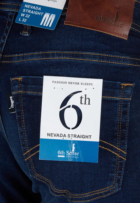 6th Sense Nevada Straight Leg Jeans Wash #2