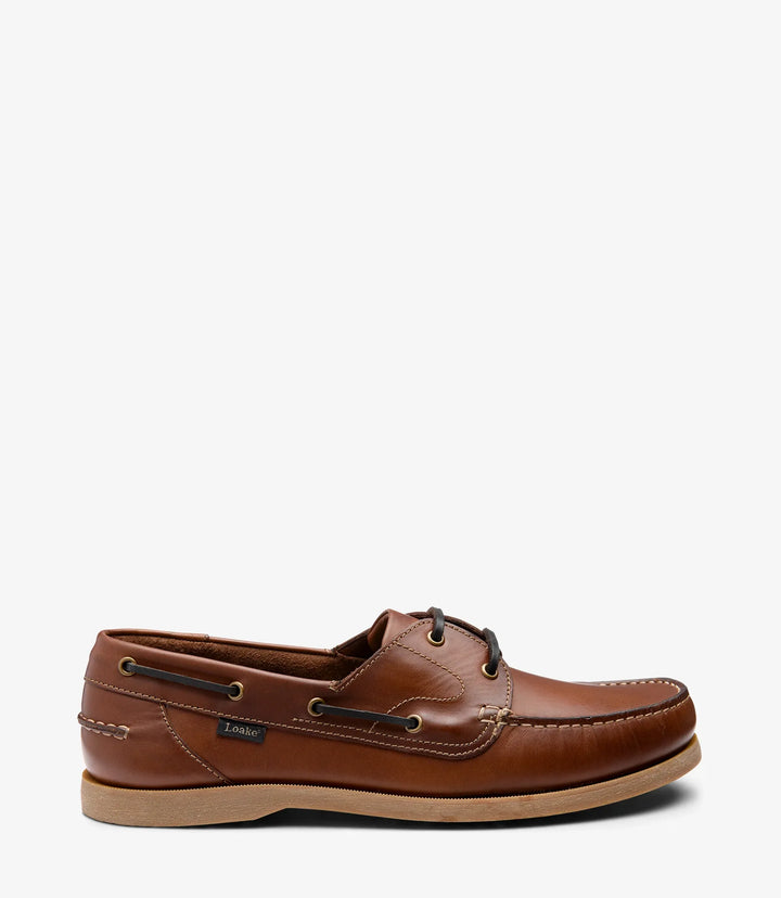 Loake Shoe Makers Padstow Brown Waxy Leather Shoe