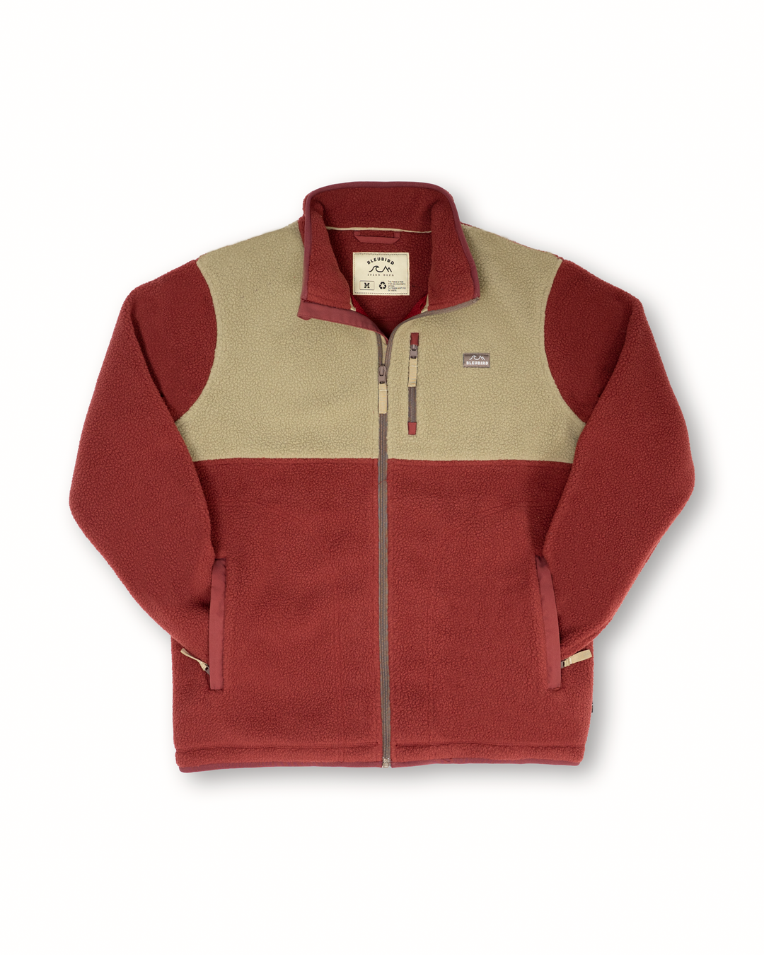Bleubird Polar Fleece Deux Full Zip Brick