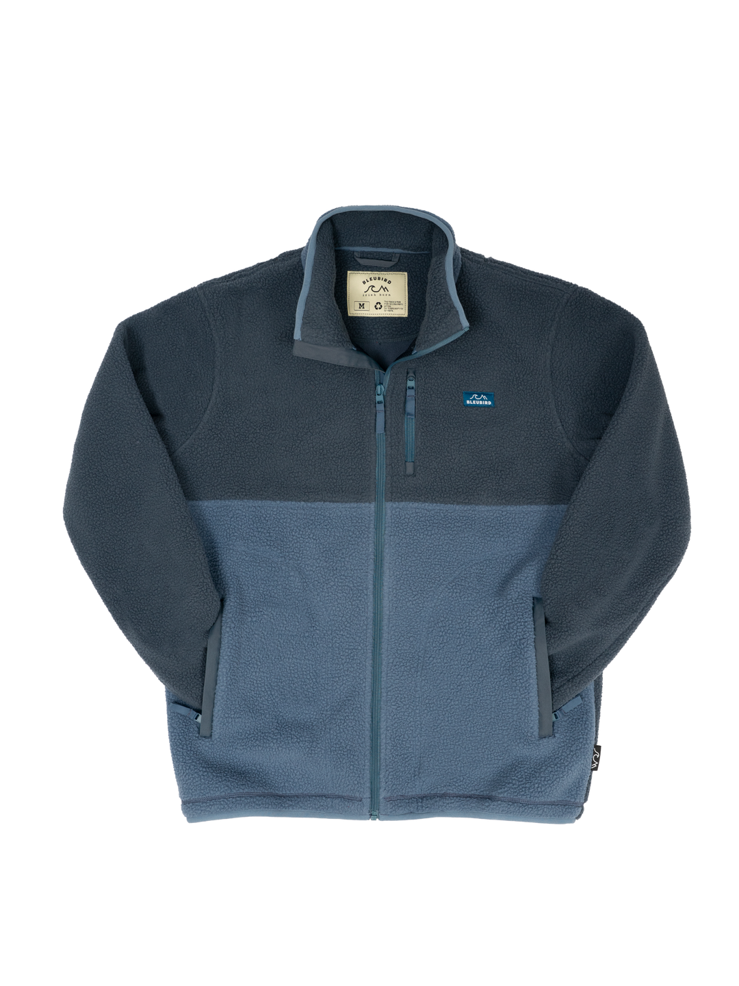 Bleubird Polar Fleece Deux Full Zip Denim