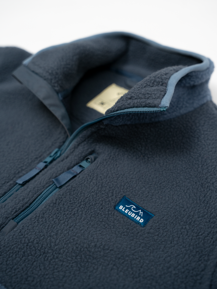 Bleubird Polar Fleece Deux Full Zip Denim