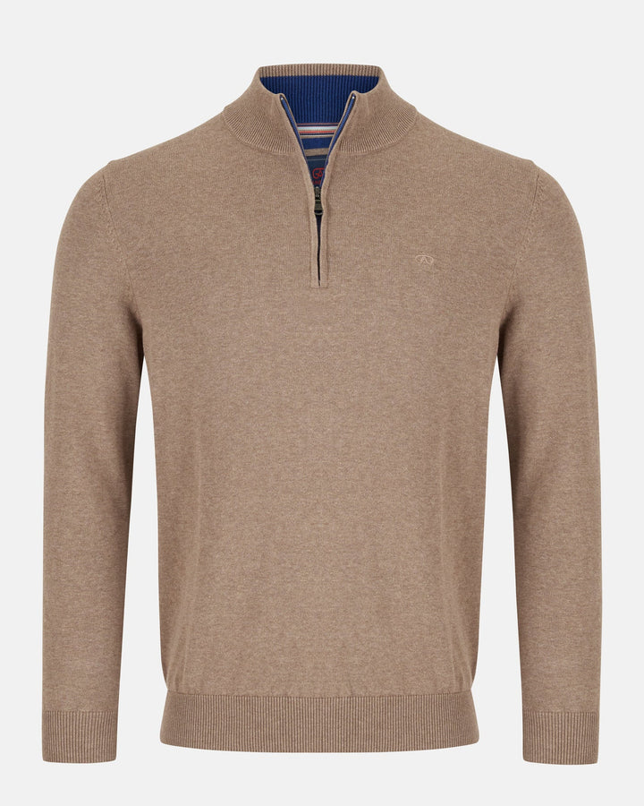 Andre Tory 1/4 Zip Camel