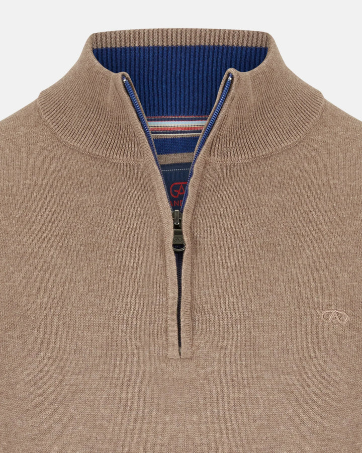 Andre Tory 1/4 Zip Camel