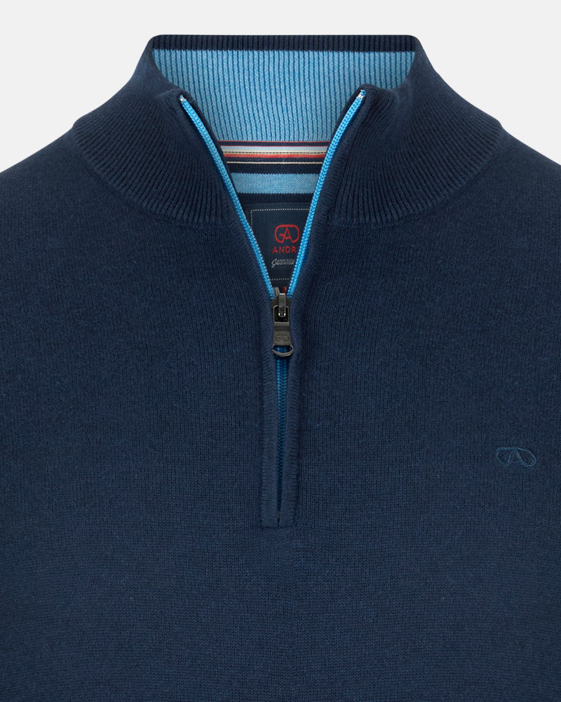Andre Tory 1/4 Zip Navy