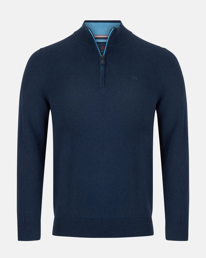 Andre Tory 1/4 Zip Navy