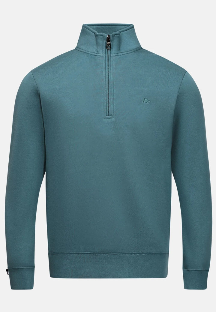Rivet & Denim Flux 1/4 Zip Sweatshirt Aqua